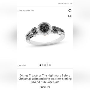 Nightmare Before Christmas Ring